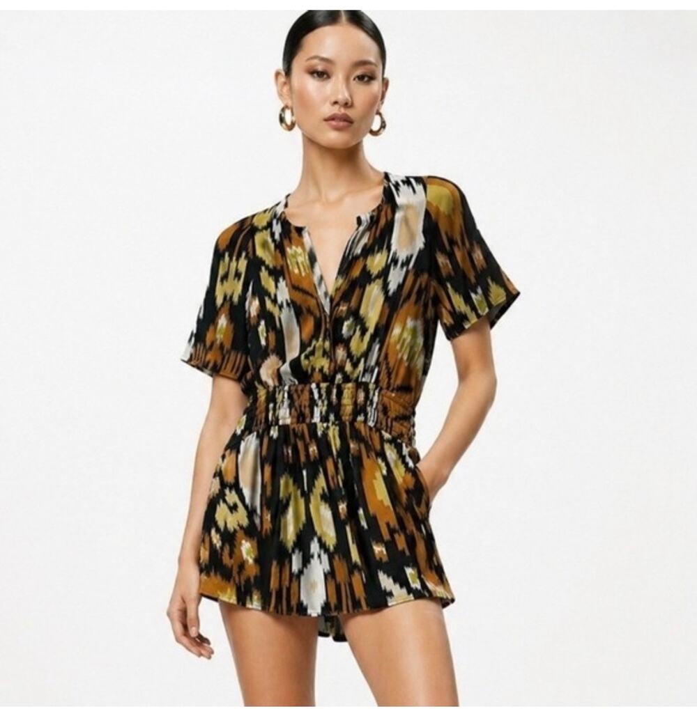 Anthropologie Somerset Ikat Romper
